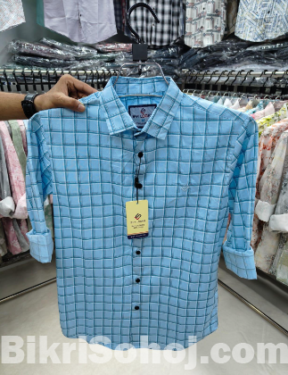 Cotton full Sleeve Check Shirt for Men's